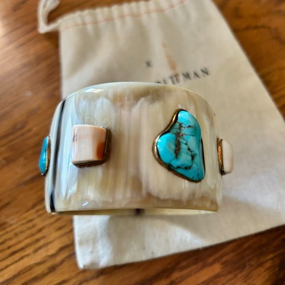 Ashely Pittman Multi-Stone Horn Bangle - Picture 4 of 6